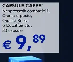 Capsule caffè compatibili Lavazza