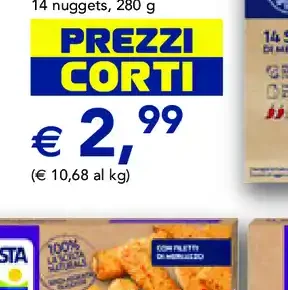 Nuggets spicy merluzzo d’Alaska Frosta