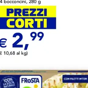 Bocconcini di merluzzo d’Alaska Frosta