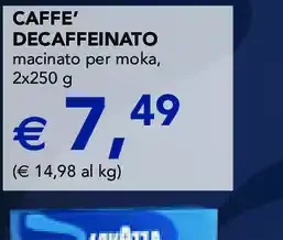 Caffè decaffeinato Lavazza