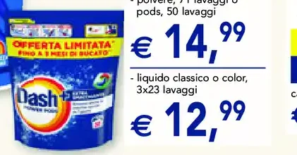 Detersivo lavatrice Dash liquido