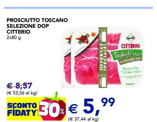 Prosciutto toscano selezione DOP Citterio