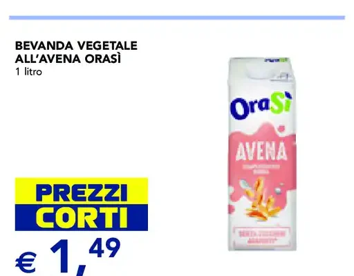 Bevanda vegetale all'avena OraSì
