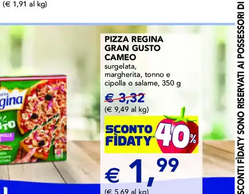 Pizza Regina Gran Gusto Cameo