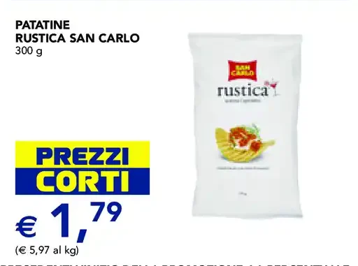 Patatine Rustica San Carlo