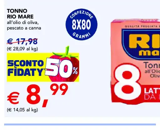 Tonno Rio Mare all'olio di oliva