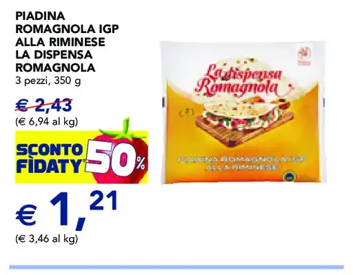 Piadina romagnola IGP La Dispensa Romagnola