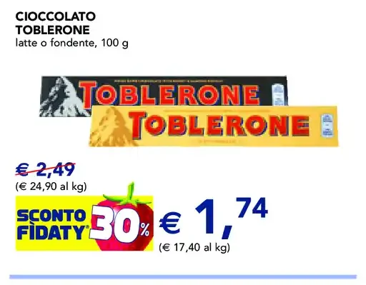 Cioccolato Toblerone