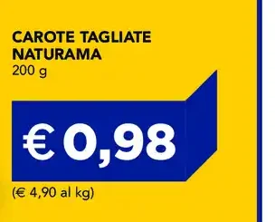 Carote tagliate Naturama
