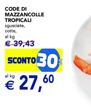 Code di mazzancolle tropicali