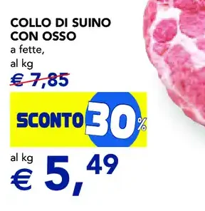 Collo di suino con osso