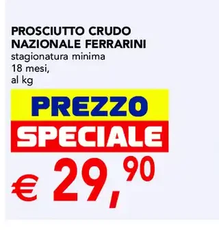 Prosciutto crudo nazionale Ferrarini