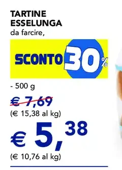 Tartine Esselunga