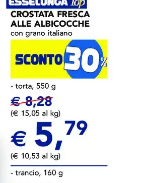 Crostata fresca alle albicocche