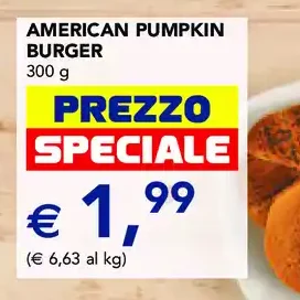 American Pumpkin Burger
