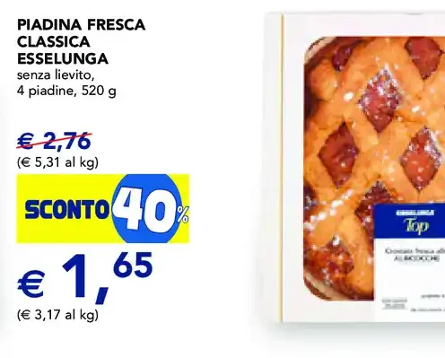 Piadina fresca classica Esselunga