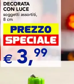 Zucchetta decorata con luce
