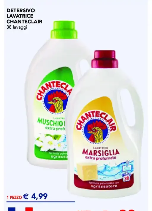 Detersivo lavatrice Chanteclair