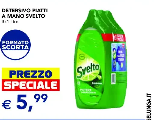 Detersivo piatti a mano Svelto