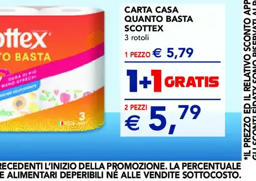 Carta casa Quanto Basta Scottex