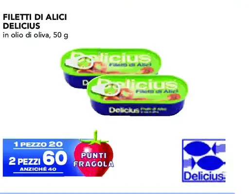Filetti di alici Delicius