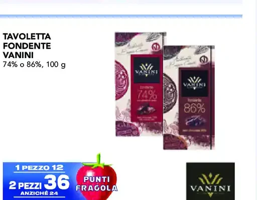 Tavoletta fondente Vanini