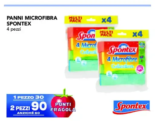 Panni microfibra Spontex