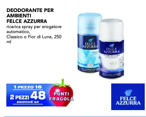 Deodorante per ambienti Felce Azzurra