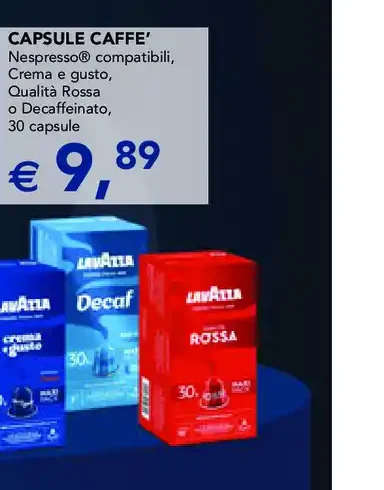Capsule caffè Lavazza compatibili Nespresso