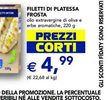 Filetti di platessa Frosta
