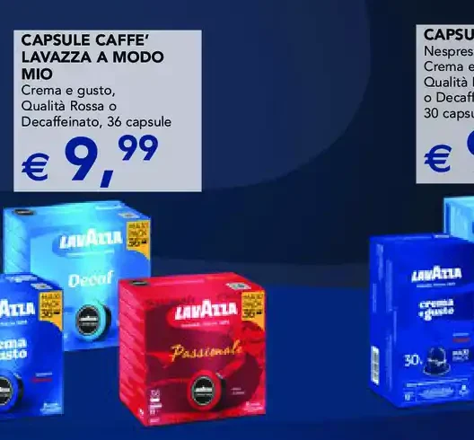 Capsule caffè Lavazza A Modo Mio