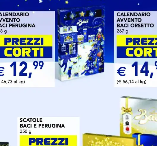 Calendario avvento Baci Perugina