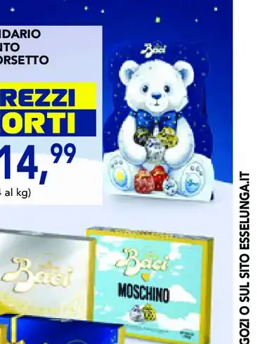 Calendario avvento Baci Orsetto