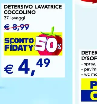 Detersivo lavatrice Coccolino