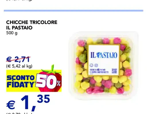 Chicche tricolore Il Pastaio