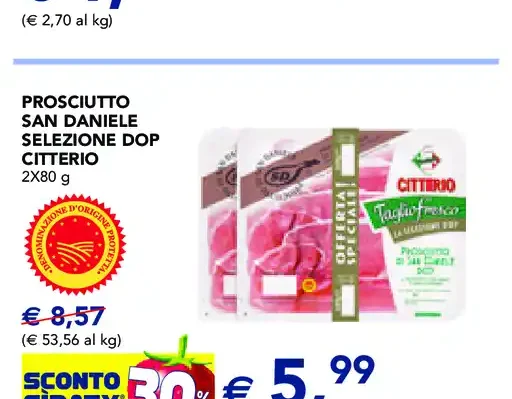 Prosciutto San Daniele Selezione DOP Citterio