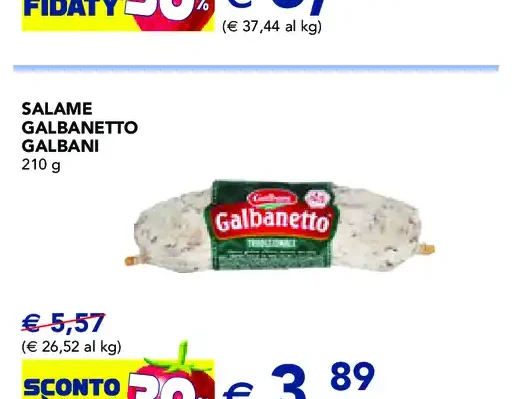 Salame Galbanetto Galbani