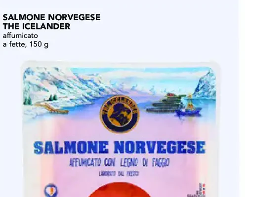Salmone norvegese affumicato The Icelandic