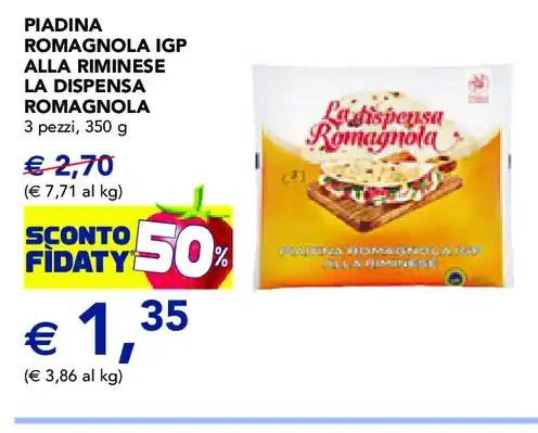 Piadina romagnola IGP La Dispensa Romagnola