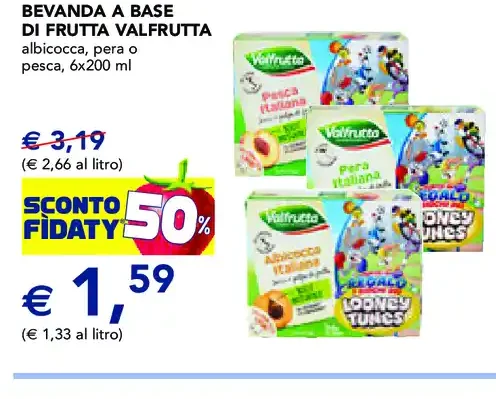 Bevanda a base di frutta Valfrutta