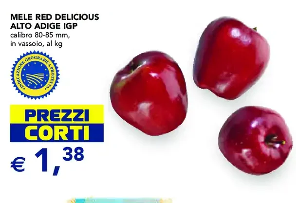Mele Red Delicious Alto Adige IGP