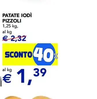 Patate Iodì Pizzoli