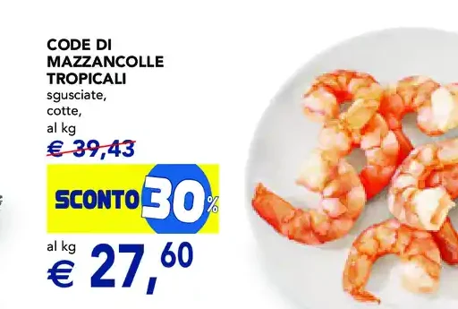 Code di mazzancolle tropicali