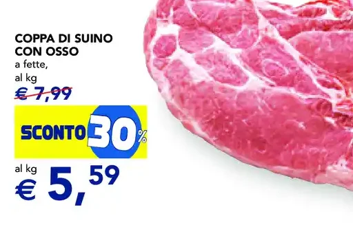 Coppa di suino con osso