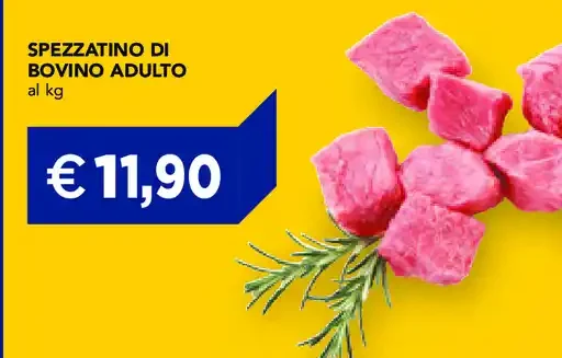 Spezzatino di bovino adulto
