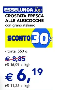 Crostata fresca alle albicocche