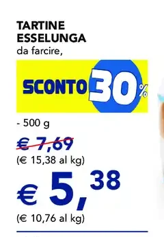 Tartine Esselunga