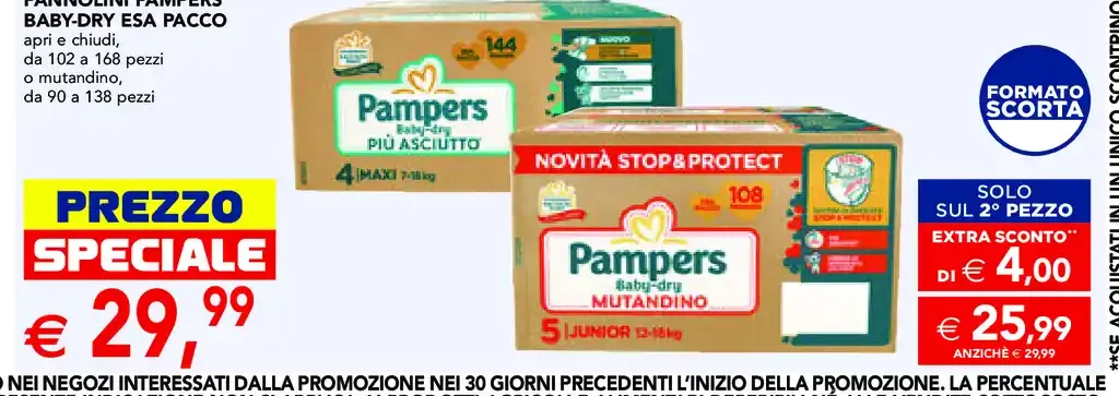 Pannolini Pampers Baby-Dry