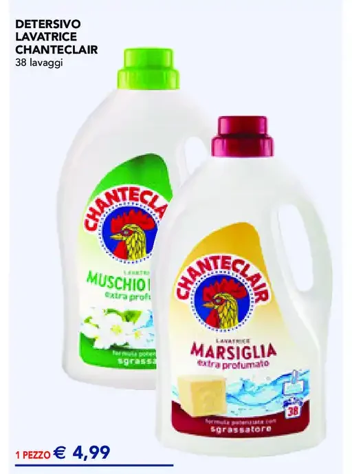 Detersivo lavatrice Chanteclair