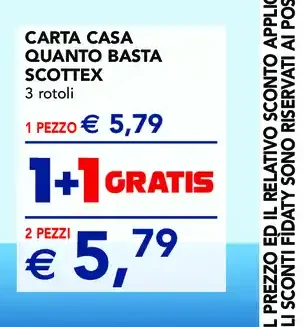 Carta casa Quanto Basta Scottex